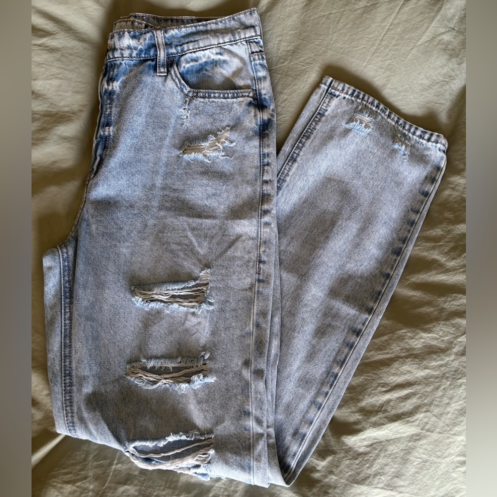 Nature denim straight leg jeans